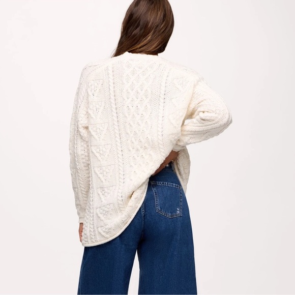 Nuuds heritage cable sweater- size small - Picture 3 of 7